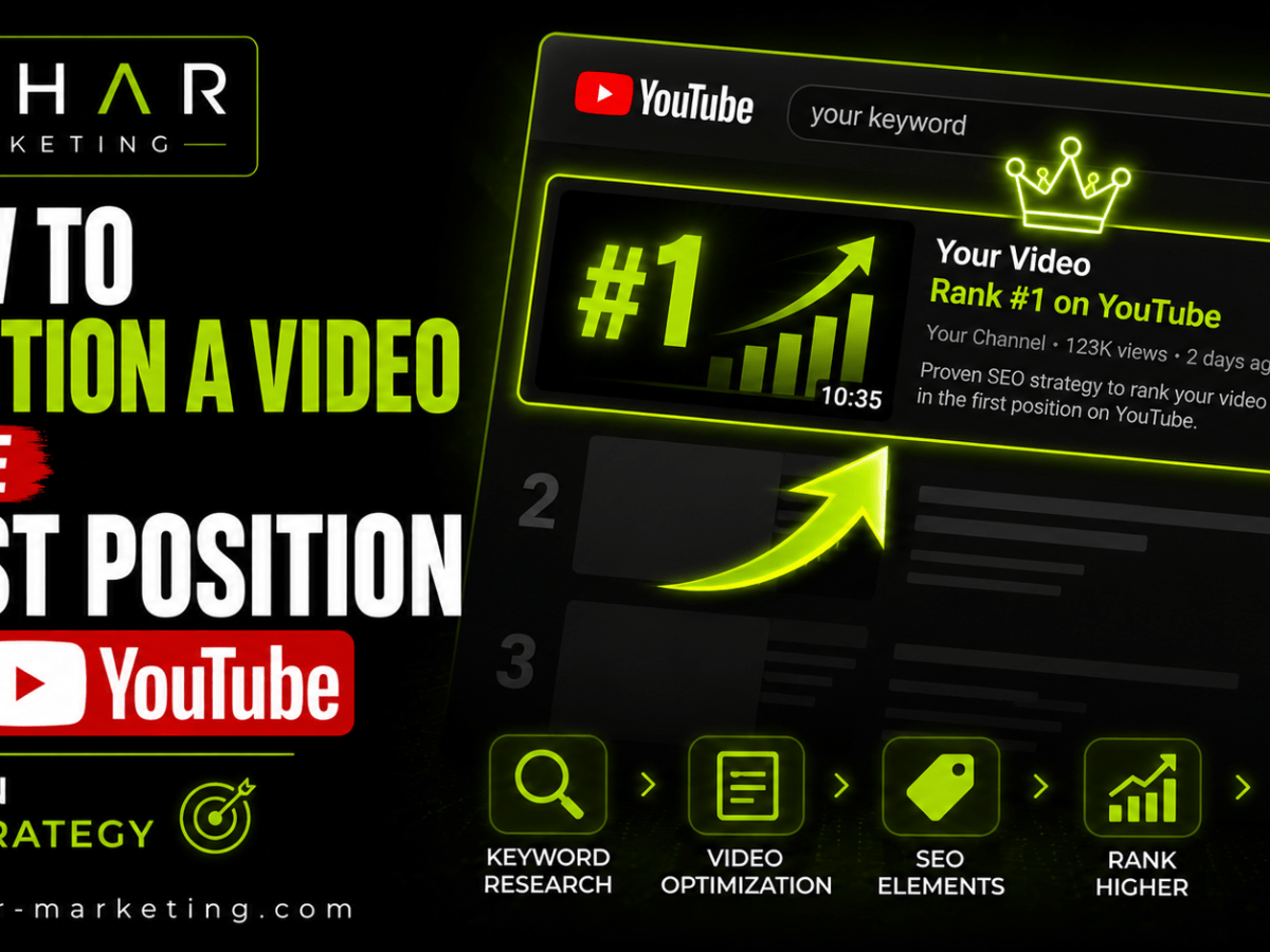 How to Position a Video in the First Position on YouTube (Proven SEO&nbsp;Strategy)
