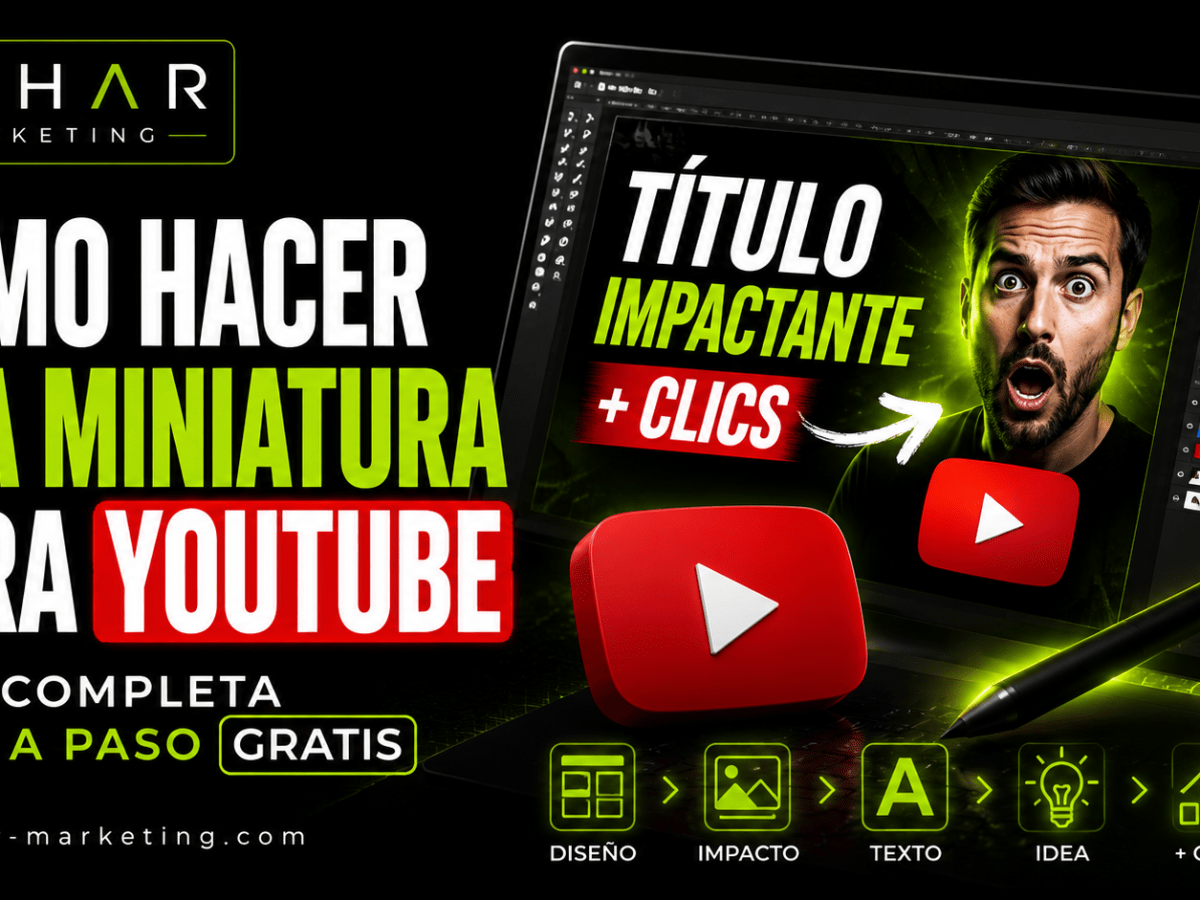 Como hacer una miniatura para YouTube (Guía Completa Paso a Paso&nbsp;Gratis)